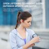 Open Ear Wireless Sport Bluetooth Headphones with Mic, Headset Earphone, Long Battery and Ultra-Lightweight